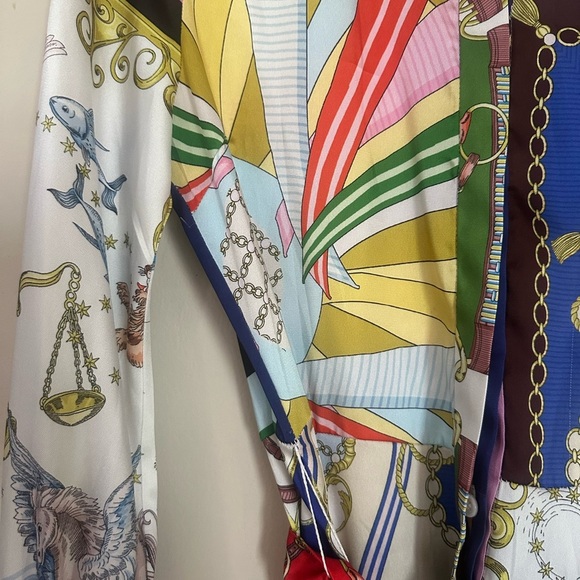 Zara Multicolor Chain Print Dress - Picture 11 of 16